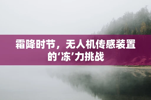 霜降时节，无人机传感装置的‘冻’力挑战