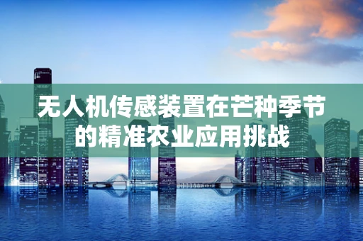无人机传感装置在芒种季节的精准农业应用挑战