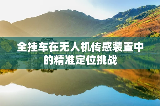 全挂车在无人机传感装置中的精准定位挑战