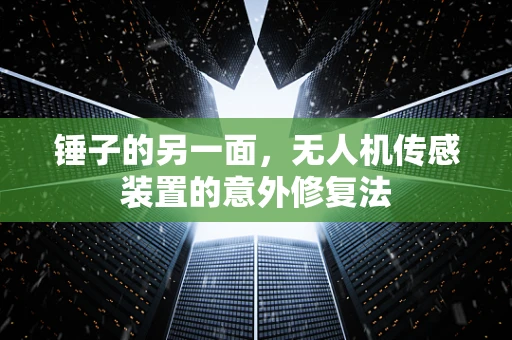 锤子的另一面，无人机传感装置的意外修复法