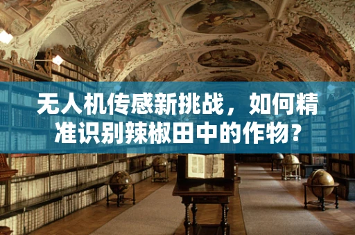 无人机传感新挑战，如何精准识别辣椒田中的作物？