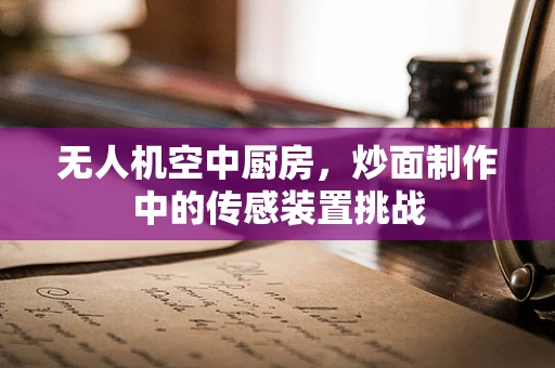 无人机空中厨房，炒面制作中的传感装置挑战