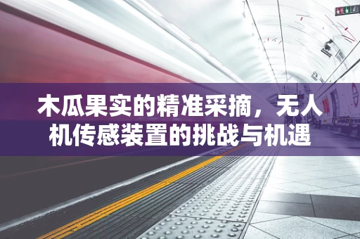 木瓜果实的精准采摘，无人机传感装置的挑战与机遇