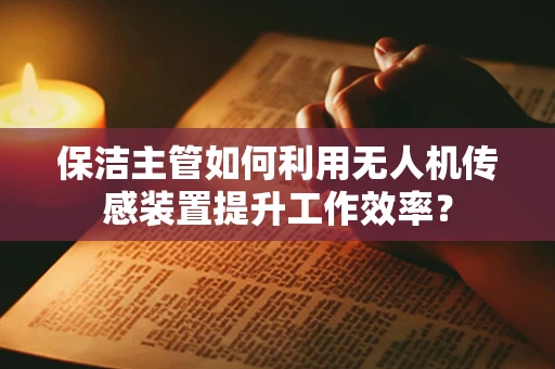 保洁主管如何利用无人机传感装置提升工作效率？