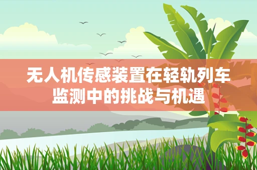 无人机传感装置在轻轨列车监测中的挑战与机遇