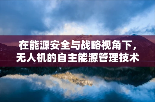 在能源安全与战略视角下，无人机的自主能源管理技术如何保障任务执行？