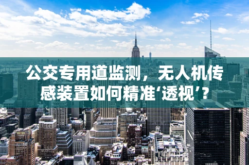 公交专用道监测，无人机传感装置如何精准‘透视’？