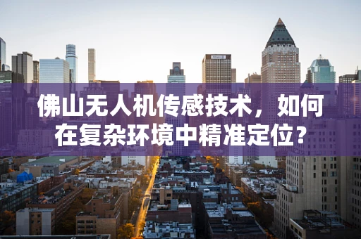佛山无人机传感技术，如何在复杂环境中精准定位？