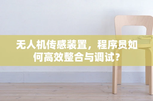 无人机传感装置，程序员如何高效整合与调试？
