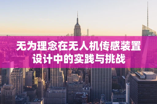 无为理念在无人机传感装置设计中的实践与挑战