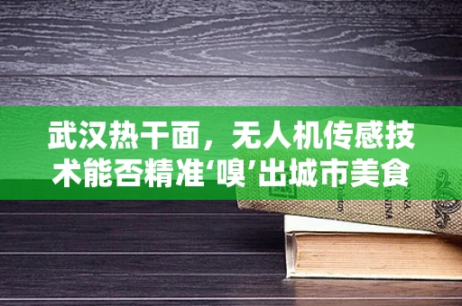 武汉热干面，无人机传感技术能否精准‘嗅’出城市美食的秘密？