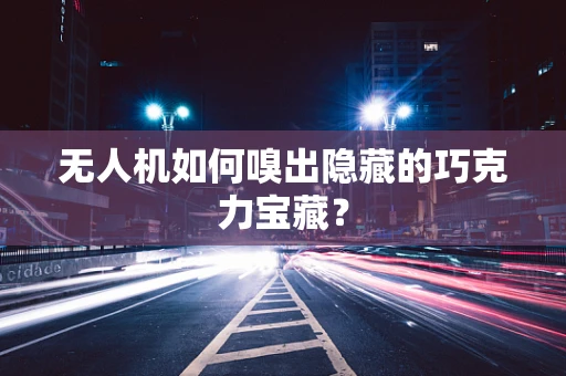 无人机如何嗅出隐藏的巧克力宝藏？