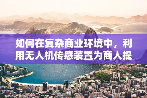 如何在复杂商业环境中，利用无人机传感装置为商人提供精准决策支持？