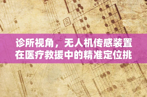 诊所视角，无人机传感装置在医疗救援中的精准定位挑战