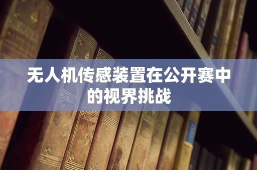 无人机传感装置在公开赛中的视界挑战