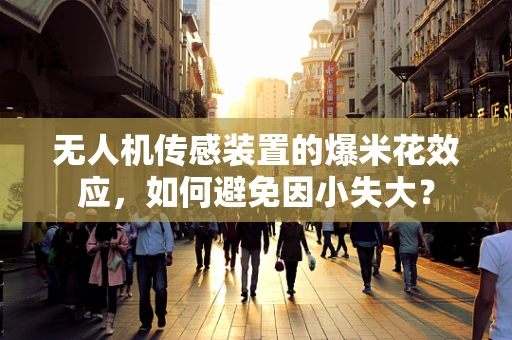 无人机传感装置的爆米花效应，如何避免因小失大？