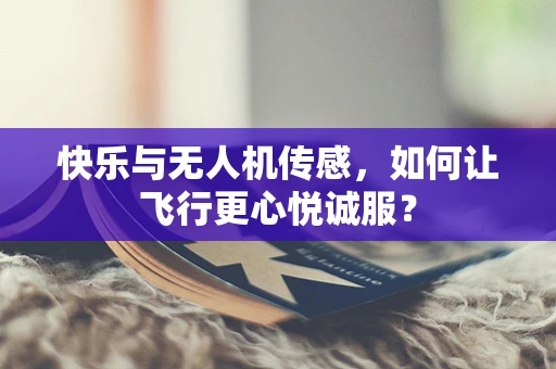 快乐与无人机传感，如何让飞行更心悦诚服？