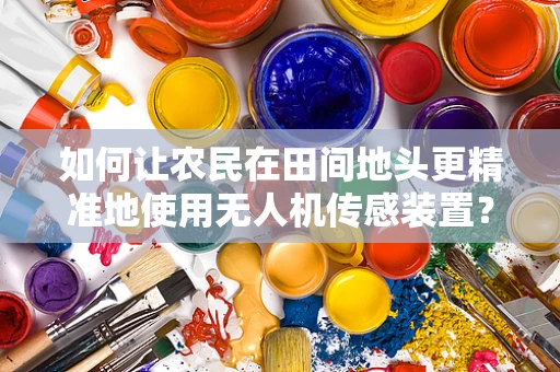 如何让农民在田间地头更精准地使用无人机传感装置？