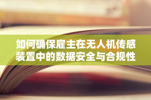 如何确保雇主在无人机传感装置中的数据安全与合规性？