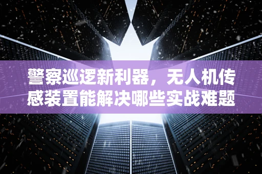 警察巡逻新利器，无人机传感装置能解决哪些实战难题？