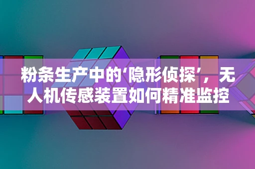粉条生产中的‘隐形侦探’，无人机传感装置如何精准监控？