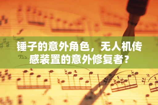 锤子的意外角色，无人机传感装置的意外修复者？