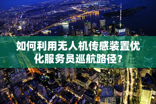 如何利用无人机传感装置优化服务员巡航路径？