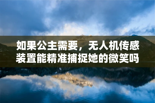 如果公主需要，无人机传感装置能精准捕捉她的微笑吗？