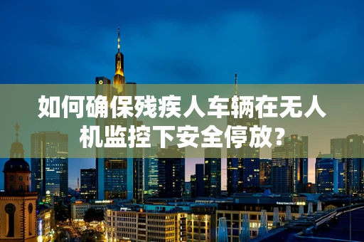 如何确保残疾人车辆在无人机监控下安全停放？