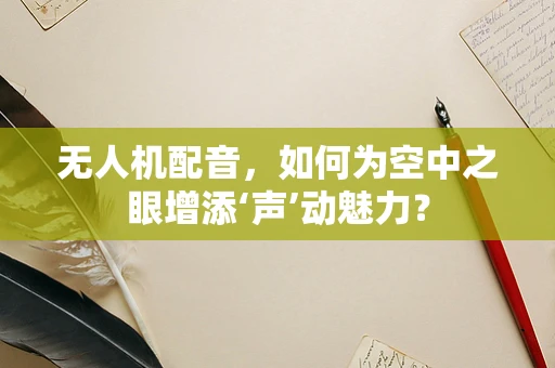 无人机配音，如何为空中之眼增添‘声’动魅力？