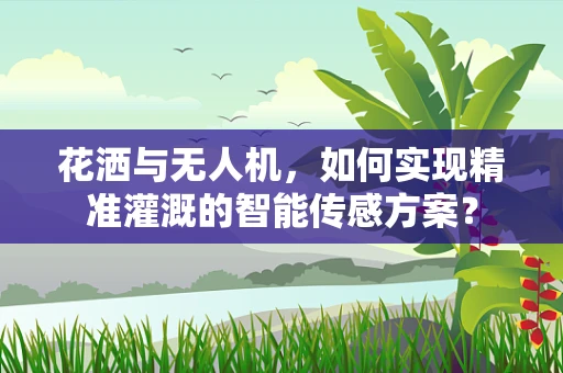 花洒与无人机，如何实现精准灌溉的智能传感方案？