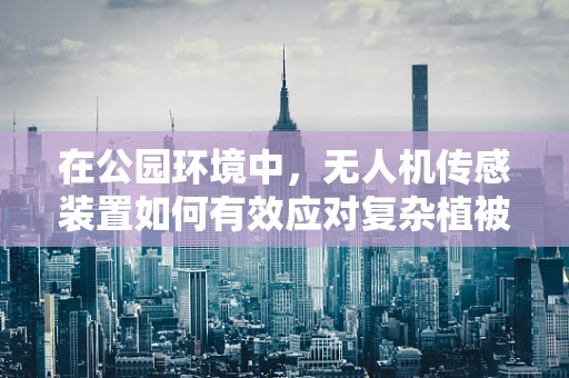 在公园环境中，无人机传感装置如何有效应对复杂植被干扰？