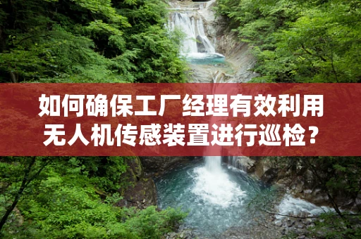 如何确保工厂经理有效利用无人机传感装置进行巡检？