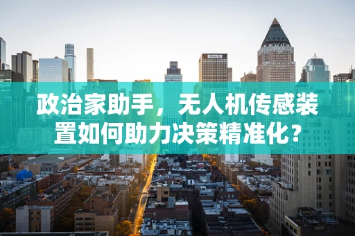 政治家助手，无人机传感装置如何助力决策精准化？