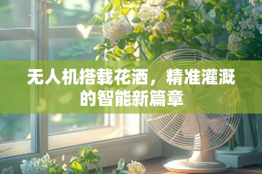无人机搭载花洒，精准灌溉的智能新篇章