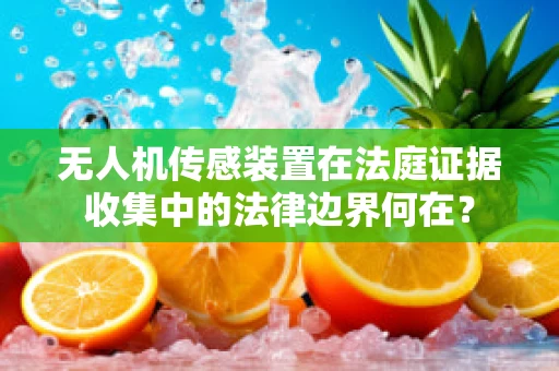 无人机传感装置在法庭证据收集中的法律边界何在？