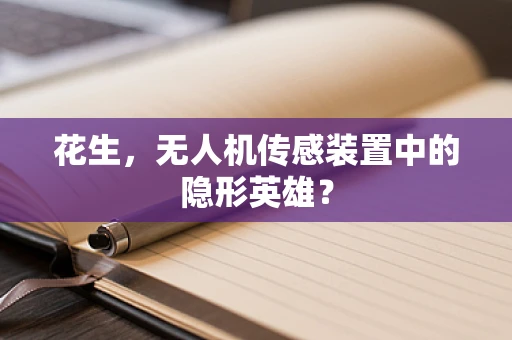 花生，无人机传感装置中的隐形英雄？