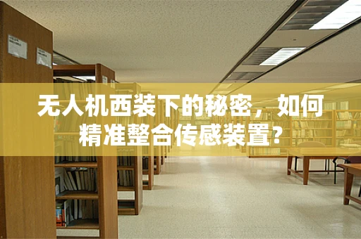 无人机西装下的秘密，如何精准整合传感装置？