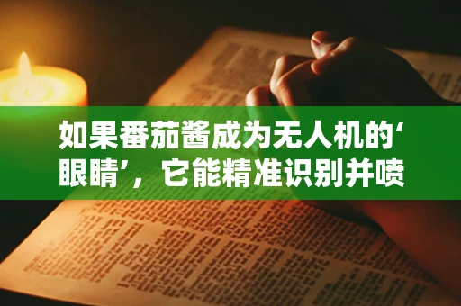 如果番茄酱成为无人机的‘眼睛’，它能精准识别并喷洒吗？