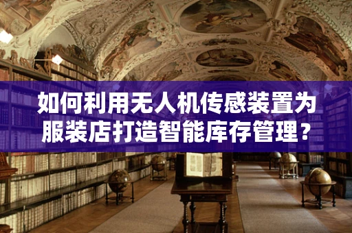 如何利用无人机传感装置为服装店打造智能库存管理？