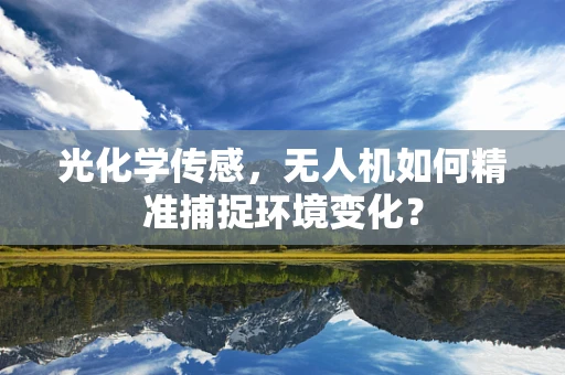 光化学传感，无人机如何精准捕捉环境变化？