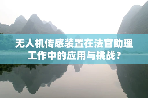 无人机传感装置在法官助理工作中的应用与挑战？
