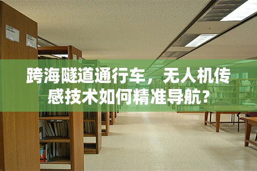跨海隧道通行车，无人机传感技术如何精准导航？