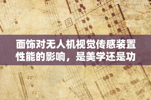 面饰对无人机视觉传感装置性能的影响，是美学还是功能？