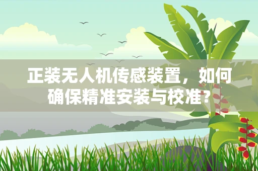 正装无人机传感装置，如何确保精准安装与校准？