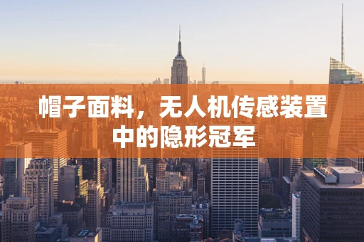 帽子面料，无人机传感装置中的隐形冠军