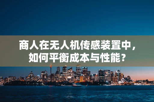 商人在无人机传感装置中，如何平衡成本与性能？