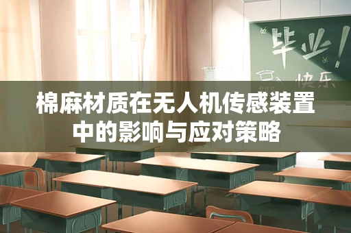 棉麻材质在无人机传感装置中的影响与应对策略