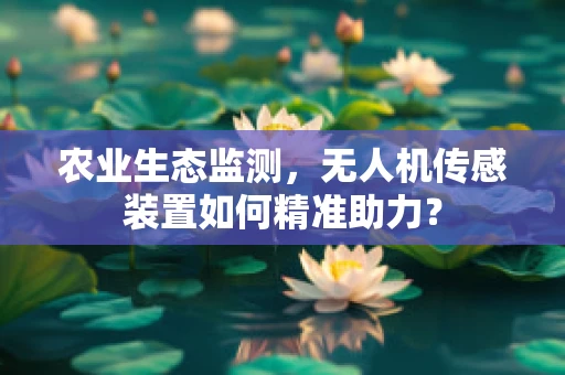 农业生态监测，无人机传感装置如何精准助力？