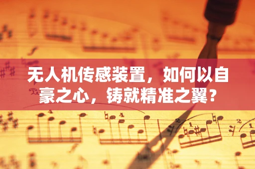 无人机传感装置，如何以自豪之心，铸就精准之翼？